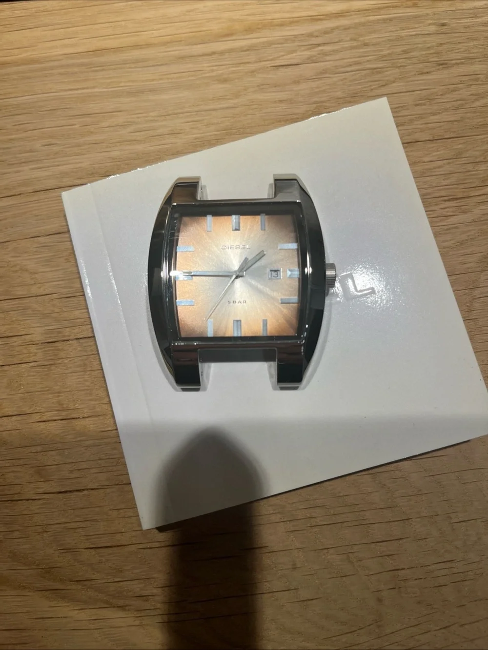 Diesel Men’s Brown Sunray Dial Stainless Steel Watch Head